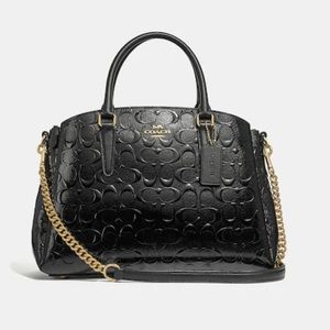 NWT Coach Signature SET💥 Sage Carryall In Signature Leather